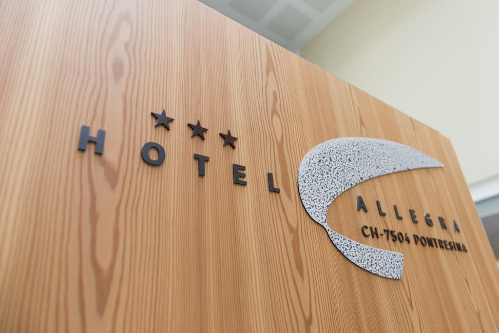 Hotel Allegra 3 Stern Superior Понтрезина Экстерьер фото